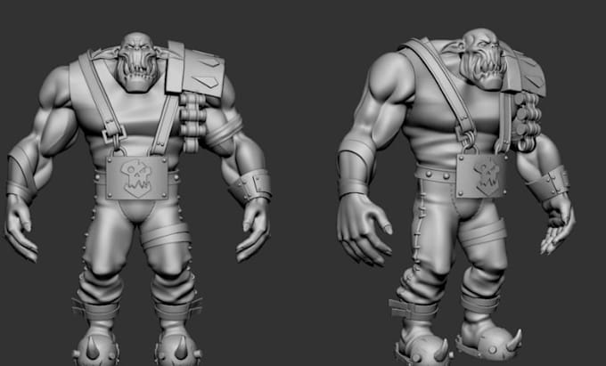 Gig Preview - Sculpt warhammer 40k , 3d sculpting, 3d miniature, action figure, 3d monster