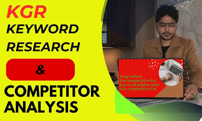 Gig Preview - Kgr keyword research for SEO with competitor analysis