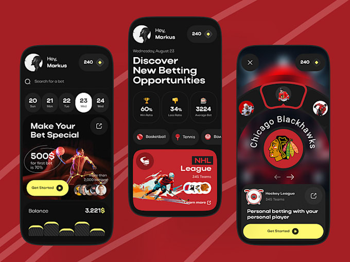 Gig Preview - Develop fantasy sports app, fantasy sports website bet app