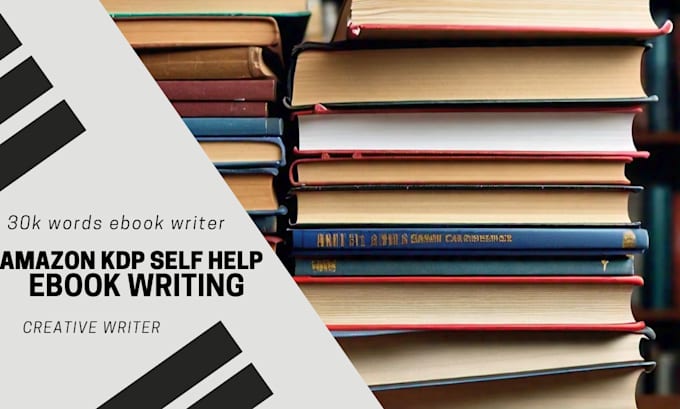 Gig Preview - Do selfhelp ebook ghostwriting, amazon kdp book journal design as a book writer