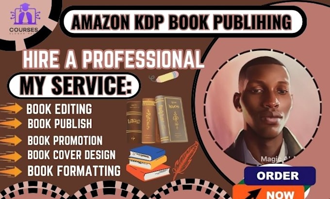 Gig Preview - Do amazon kdp book publishing and kdp book formatting