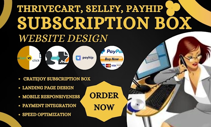 Bestseller - setup cratejoy thrivecart sellfy payphip subbly sendowl subscription box website