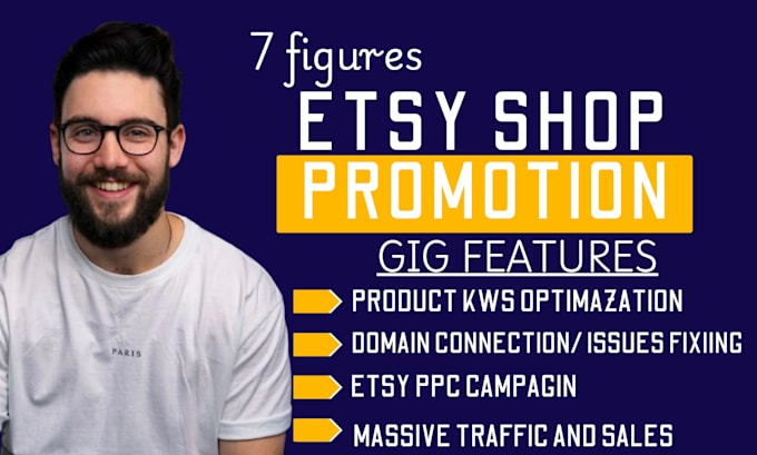 Gig Preview - Promote etsy shop , etsy promotion, etsy ads, etsy traffic, etsy sales, PPC