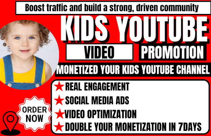 Gig Preview - Promote kids youtube video in playlist