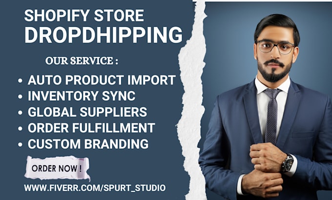 Gig Preview - Setup shopify dropshipping auto ds, spocket, zopi, dropshipman, trendsi