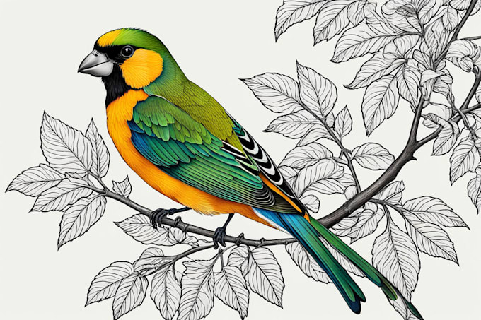 Bestseller - create digital drawings of botanical, animals and birds