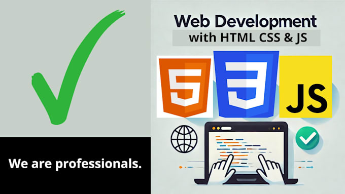 Gig Preview - Develop professional web pages using HTML CSS javascript