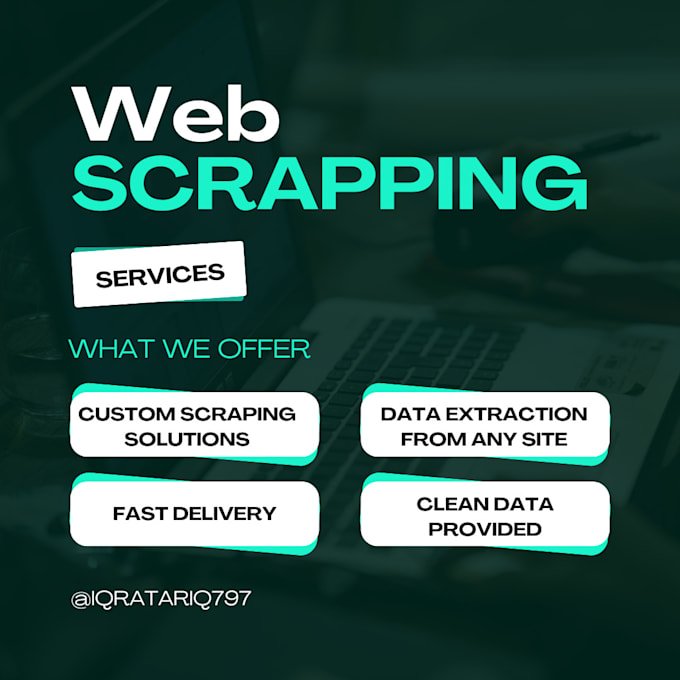 Gig Preview - Do professional web scraping services for accurate data extraction