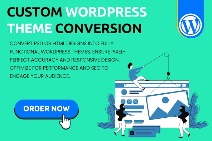 Gig Preview - Do custom wordpress theme conversion from your design