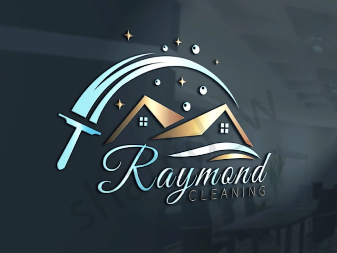 Gig Preview - Design residential and commercial cleaning service logo