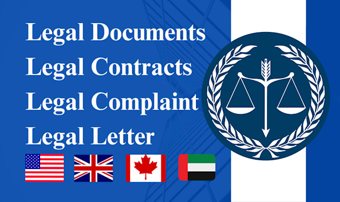 Gig Preview - Draft legal documents, complaints, contracts, translations