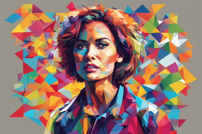 Gig Preview - Make a beautiful wpap pop art portrait