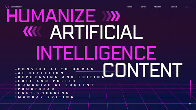 Gig Preview - Detect, edit and humanize ai generated content