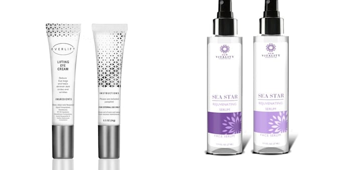 Gig Preview - Create a custom skincare cosmetic logo design and product design