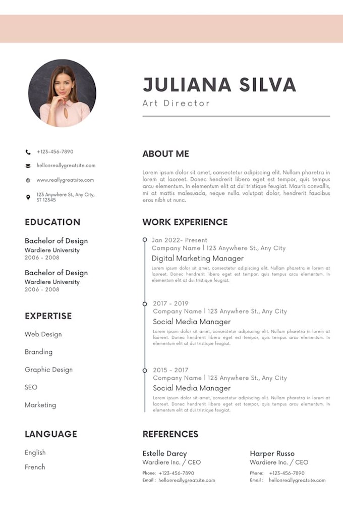 Bestseller - make your cv, professional and modern template