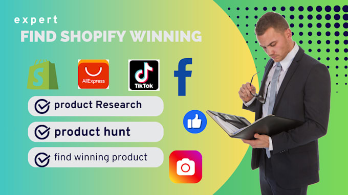 Gig Preview - Find winnng product for shopify dropshipping and amazon listing