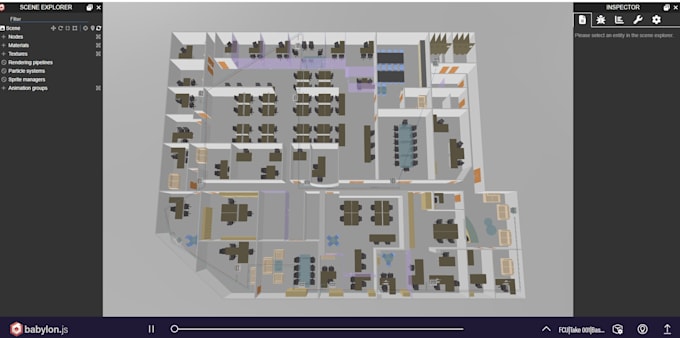 Gig Preview - Creat glb 3d floor plans for niagara and digital twins