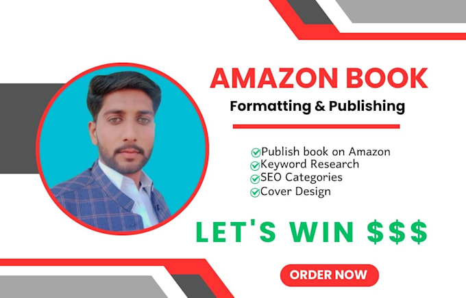 Gig Preview - Do book formatting for amazon, kdp amazon kdp book publishing kdp book promotion