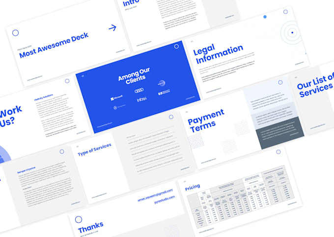 Gig Preview - Do professional figma pitch deck design in 24 hours