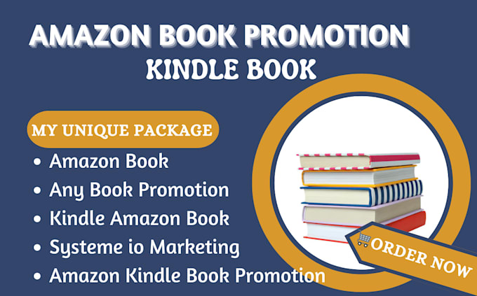 Gig Preview - Do amazon book promotion children book promotion ebook marketing amazon kindle