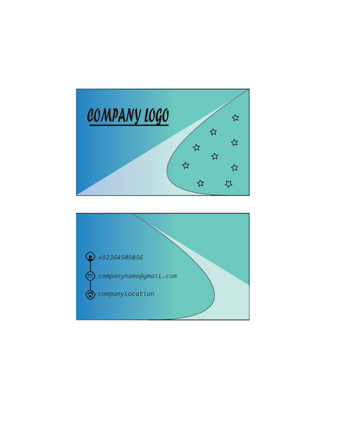 Gig Preview - Do creative business cards