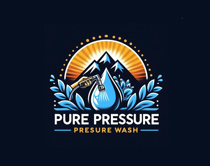 Gig Preview - Design unique power washing company logo