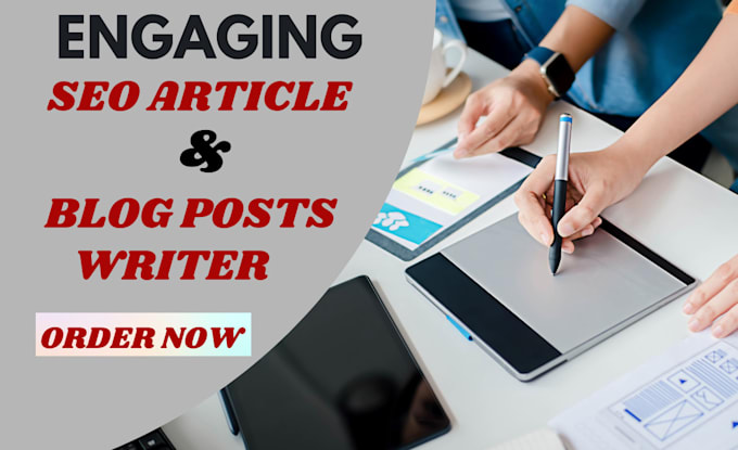 Gig Preview - Do SEO content writing for engaging blog posts and articles