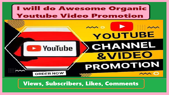 Gig Preview - Do awesome organic youtube video promotion