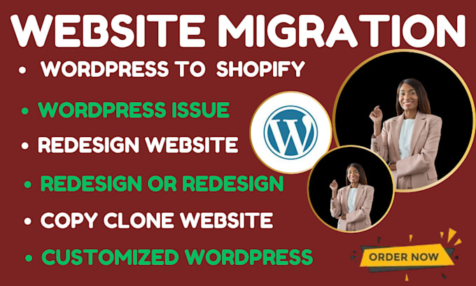 Gig Preview - Redesign copy clone migrate any website to customized wordpress website