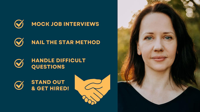 Gig Preview - Provide job interview coaching with mock and star