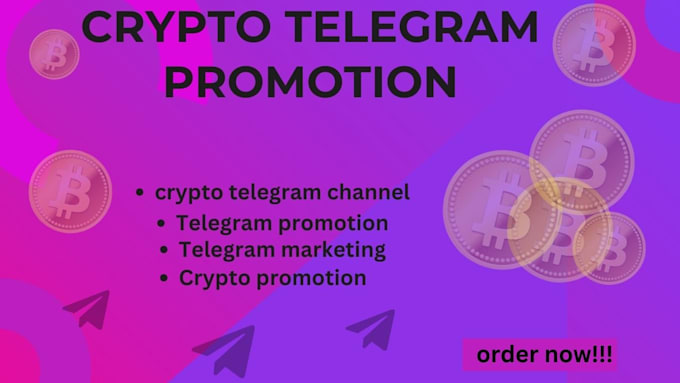 Gig Preview - Grow crypto telegram channel crypto telegram promotion crypto marketing