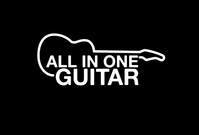 Gig Preview - Awesome super guitar and music logo design