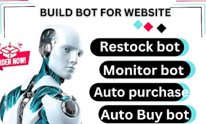 Gig Preview - Create automated buying bot, purchasing bot, monitoring bot, auto checkout bot