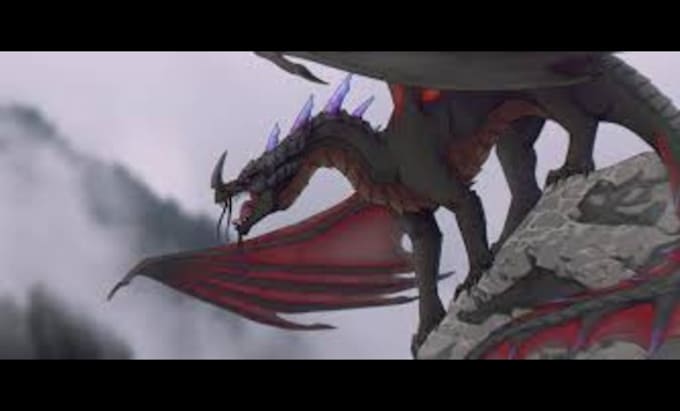 Gig Preview - Do 3d dragon animation, flying dragon, animal animation, 3d dragon modeling