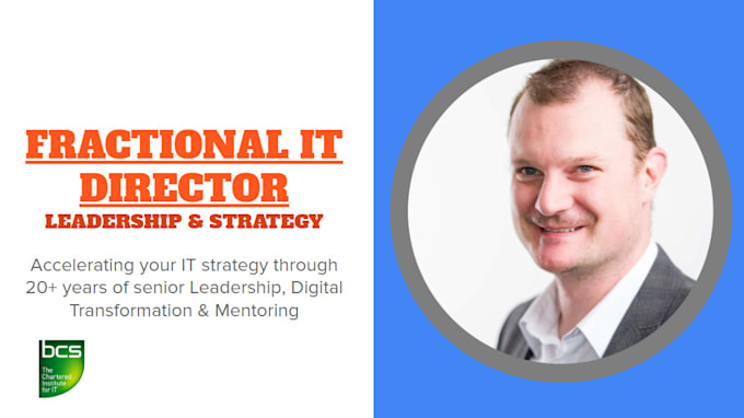 Gig Preview - Be your fractional IT director to support and accelerate your IT