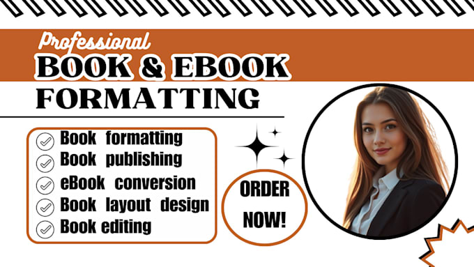 Gig Preview - Do book formatting and layout design kindle ebook formatting, paperback cover