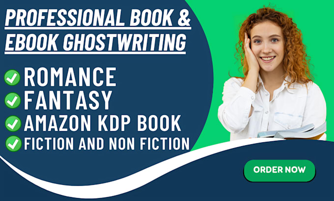 Bestseller - be your ebook ghostwriter, fiction, romance, erotic story,fantasy,childrens book