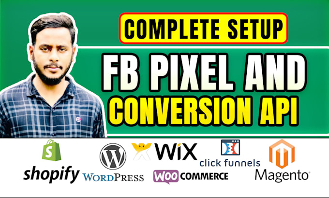 Gig Preview - Setup facebook pixel shopify, conversion API, ga4, gtm, catalog, fix meta pixel