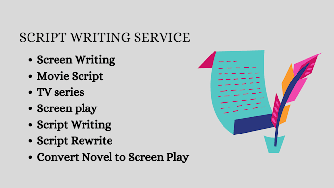 Gig Preview - Write engaging nd interesting script for your movie creation