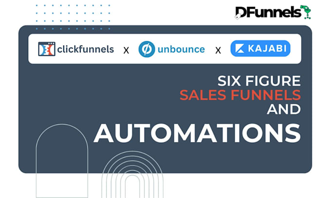 Gig Preview - Build unbounce website clickfunnels kajabi sales funnel for sales automation