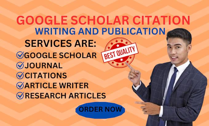 Gig Preview - Enhance your google scholar citations, backdated citations, index journal