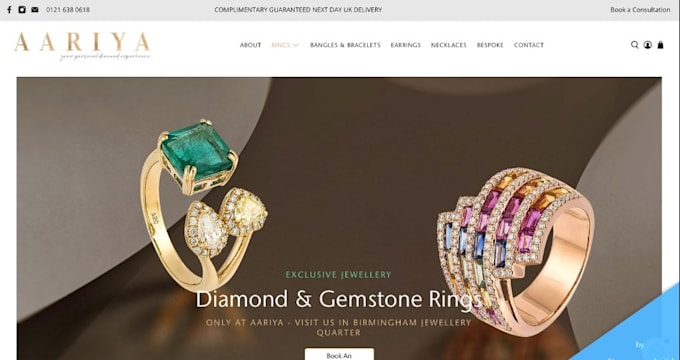 Bestseller - design jewelry shopify store, jewelry website, jewelry wordpress store