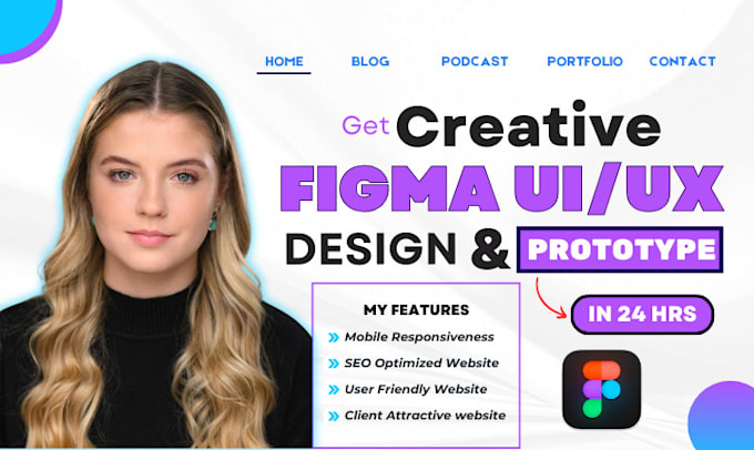 Gig Preview - Create figma ui layout for mobile app, website ui design, wireframes, prototype