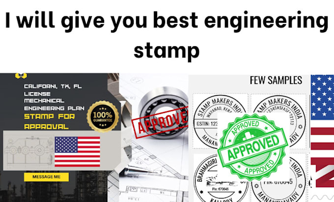 Gig Preview - Providing quality engineering stamps in USA all states