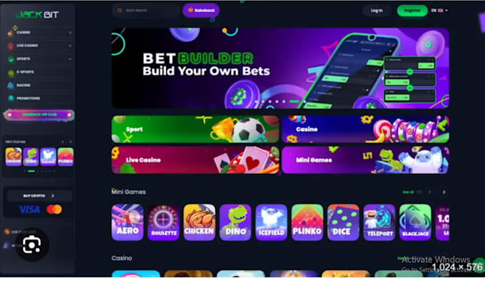 Gig Preview - Develop sport bet app crypto bet app sportsbook gamble site crypto game