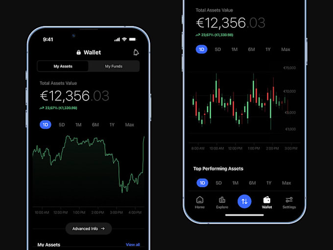 Gig Preview - Develop  cryptocurrency app, crypto trading app, trading app, wallet, token app