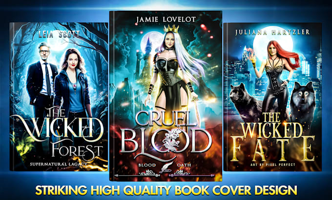 Gig Preview - Unleash fantasy book cover science fiction, romance and ebook cover design