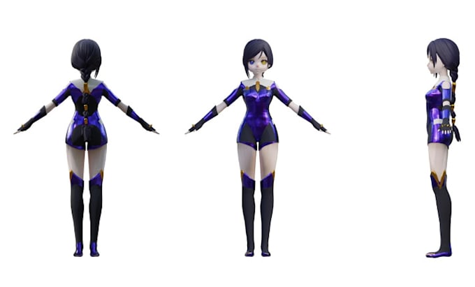 Gig Preview - Model 3d vrchat, avatar, vrc avatar, vr character