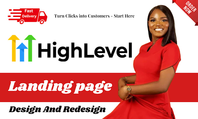 Gig Preview - Gohighlevel expert go high level sales funnel landing page website design