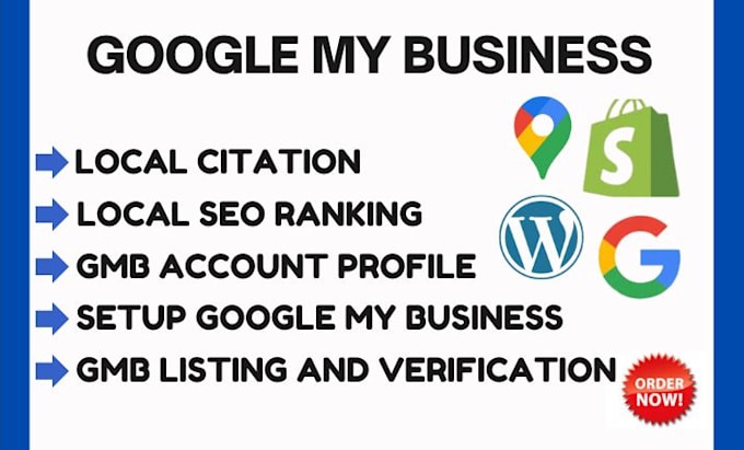 Gig Preview - Optimize your google my business listing for local seo gmb map ranking